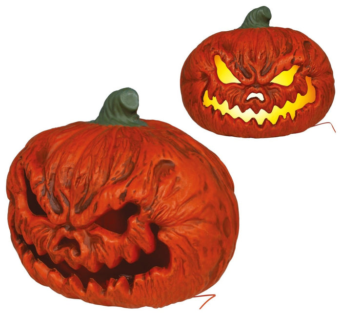 Halloween Pompoen Met Licht 38cm van Fiestas Guirca koop je bij Partywinkel