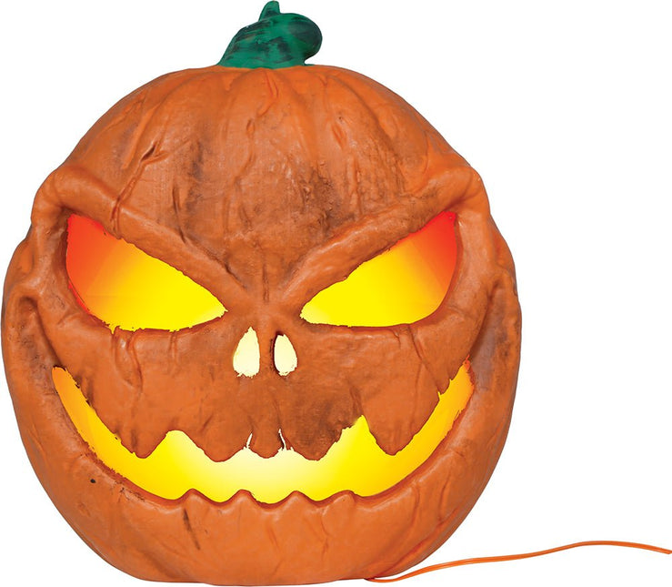 Halloween Pompoen Oranje Met Licht 28cm van Fiestas Guirca koop je bij Partywinkel