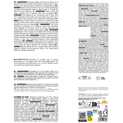 Halloween Pompoen Oranje Met Licht 28cm van Fiestas Guirca koop je bij Partywinkel