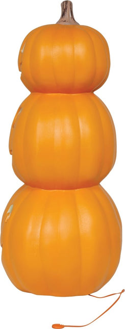 Halloween Pompoen Stapel Met Licht 52cm van Fiestas Guirca koop je bij Partywinkel