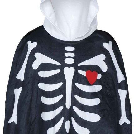 Halloween Poncho Baby Skelet van Fiestas Guirca koop je bij Partywinkel