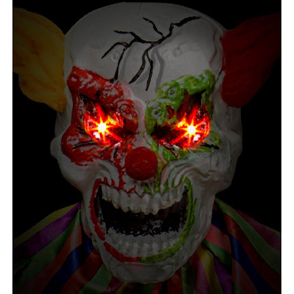 Halloween Pop Clown Met Licht En Geluid 2,4m van Widmann koop je bij Partywinkel