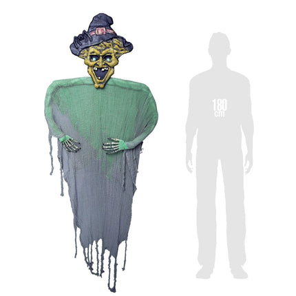 Halloween Pop Heks 1,9m van Widmann koop je bij Partywinkel