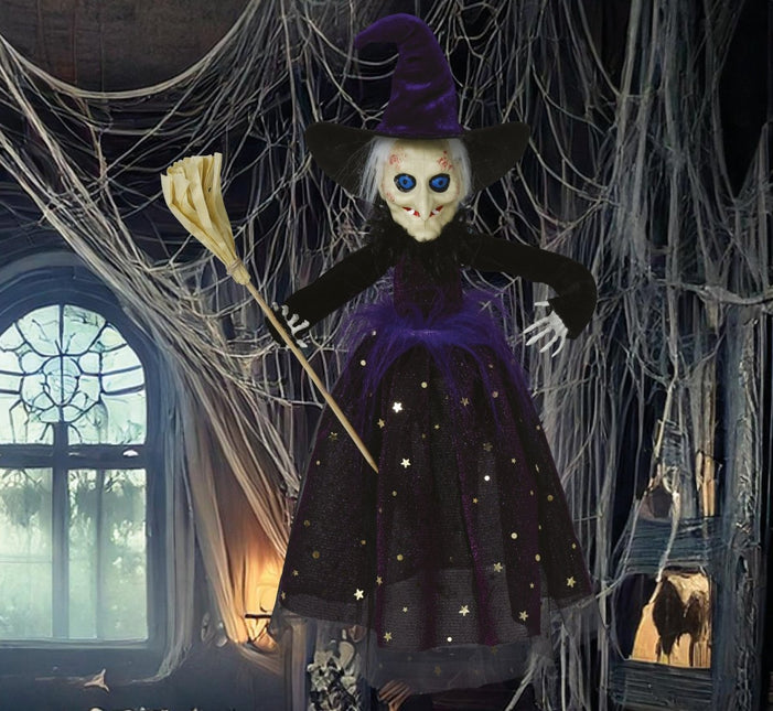 Halloween Pop Heks 47cm van Fiestas Guirca koop je bij Partywinkel