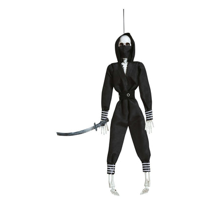 Halloween Pop Ninja Skelet 45cm van Fiestas Guirca koop je bij Partywinkel