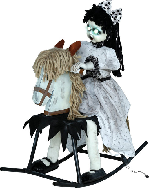 Halloween Pop Op Hobbelpaard Met Licht, Geluid En Beweging 70cm van Fiestas Guirca koop je bij Partywinkel