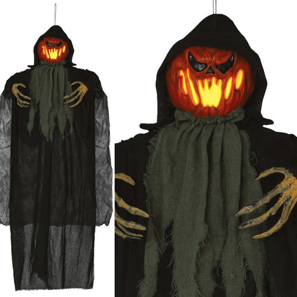 Halloween Pop Pompoen Met Licht 1,2m van Fiestas Guirca koop je bij Partywinkel