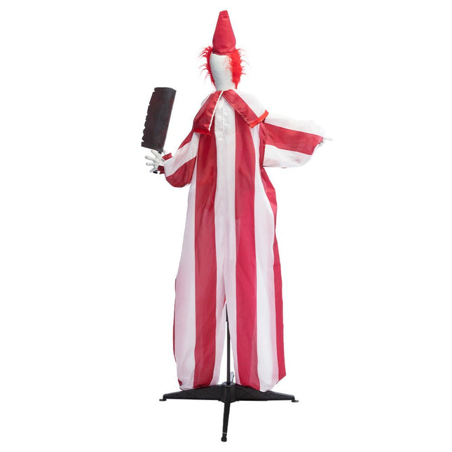 Halloween Pop Rood Wit Clown 1,8m van Boland koop je bij Partywinkel