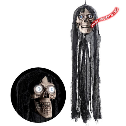 Halloween Pop Schedel 70cm van Widmann koop je bij Partywinkel