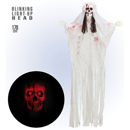 Halloween Pop Skelet Bruid 1,7m van Widmann koop je bij Partywinkel