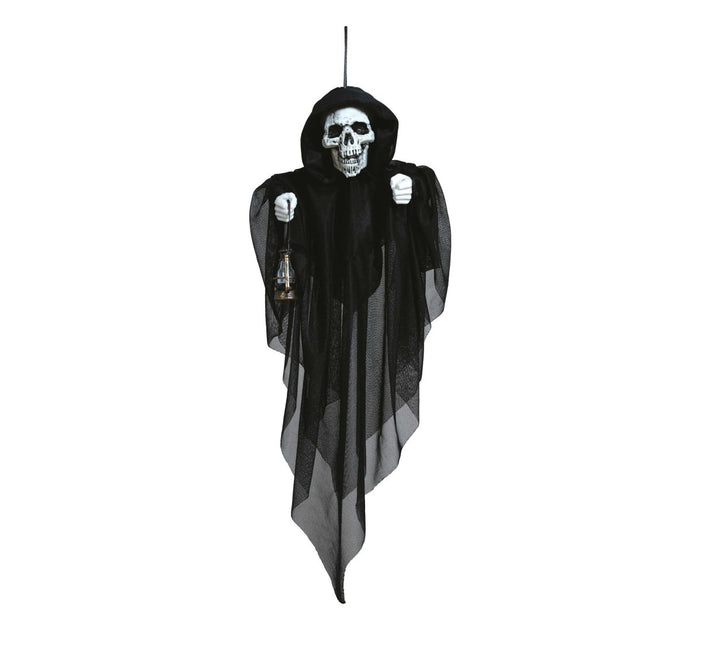 Halloween Pop Skelet Met Lantaarn 50cm van Fiestas Guirca koop je bij Partywinkel