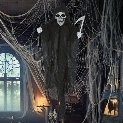 Halloween Pop Skelet Met Zeis van Fiestas Guirca koop je bij Partywinkel