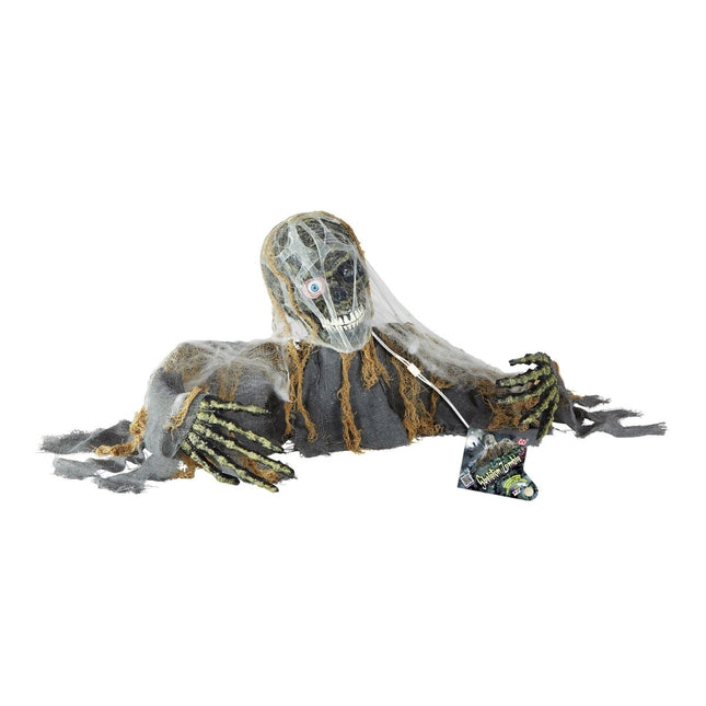 Halloween Pop Zombie Met Beweging 1,2m van Widmann koop je bij Partywinkel