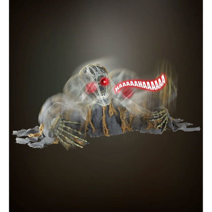 Halloween Pop Zombie Met Beweging 1,2m van Widmann koop je bij Partywinkel