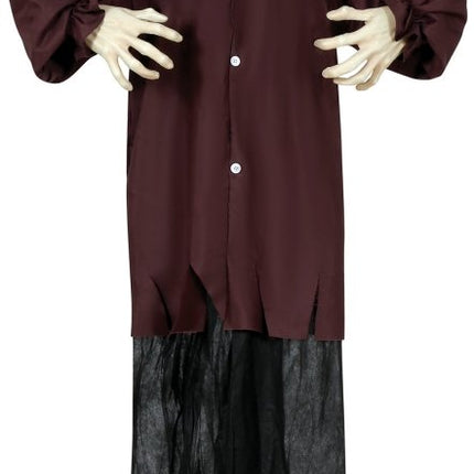 Halloween Pop Zombie Met Licht, Geluid En Beweging 1,8m van Fiestas Guirca koop je bij Partywinkel