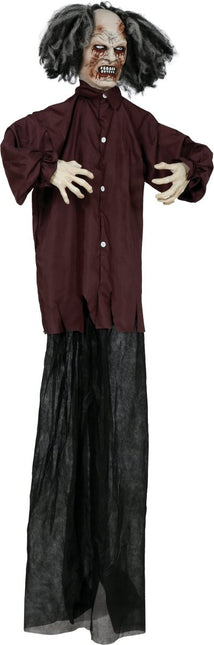 Halloween Pop Zombie Met Licht, Geluid En Beweging 1,8m van Fiestas Guirca koop je bij Partywinkel