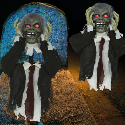 Halloween Pop Zombie Met Licht, Geluid En Beweging 55cm van Fiestas Guirca koop je bij Partywinkel
