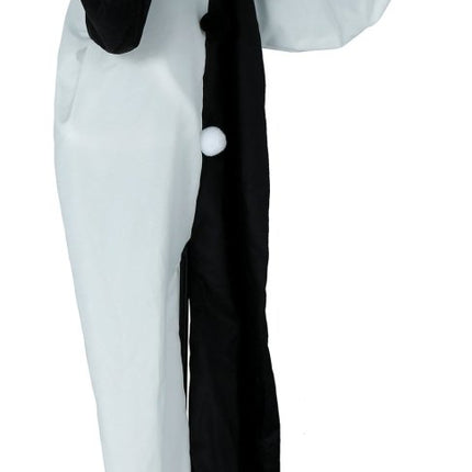 Halloween Pop Zwart Wit Clown Met Licht En Geluid 1,7m van Fiestas Guirca koop je bij Partywinkel