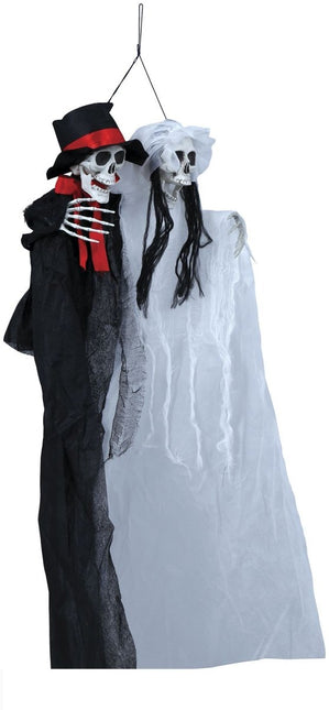 Halloween Poppen Bruid En Bruidegom 90cm van Fiestas Guirca koop je bij Partywinkel