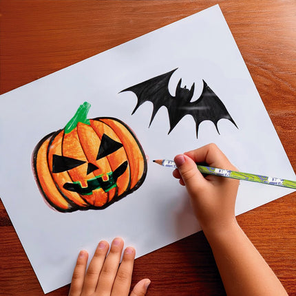 Halloween Potloden 18,5cm 12st van Fiestas Guirca koop je bij Partywinkel