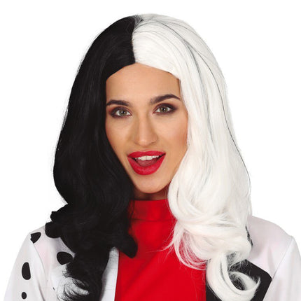 Halloween Pruik Cruella van Fiestas Guirca koop je bij Partywinkel