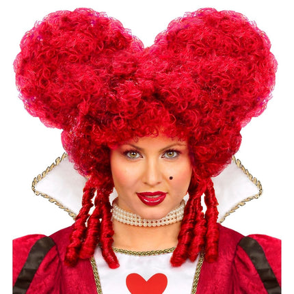 Halloween Pruik Rood Barok van Widmann koop je bij Partywinkel