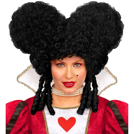 Halloween Pruik Zwart Barok van Widmann koop je bij Partywinkel