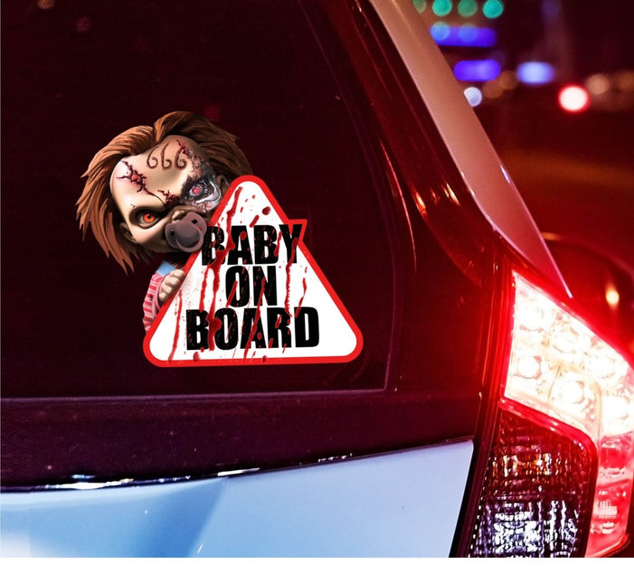 Halloween Raamsticker Baby On Board van Fiestas Guirca koop je bij Partywinkel