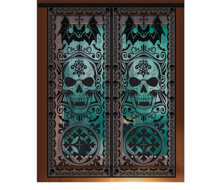 Halloween Raamsticker Gotisch 2,13m van Fiestas Guirca koop je bij Partywinkel