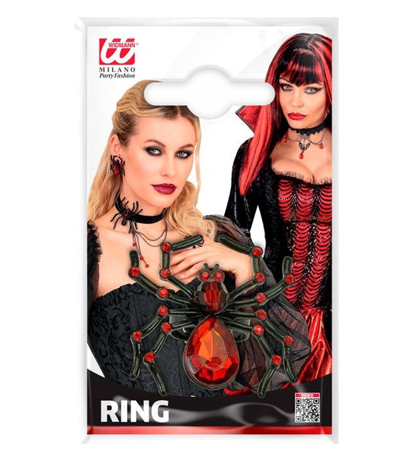 Halloween Ring Rood Spin van Widmann koop je bij Partywinkel
