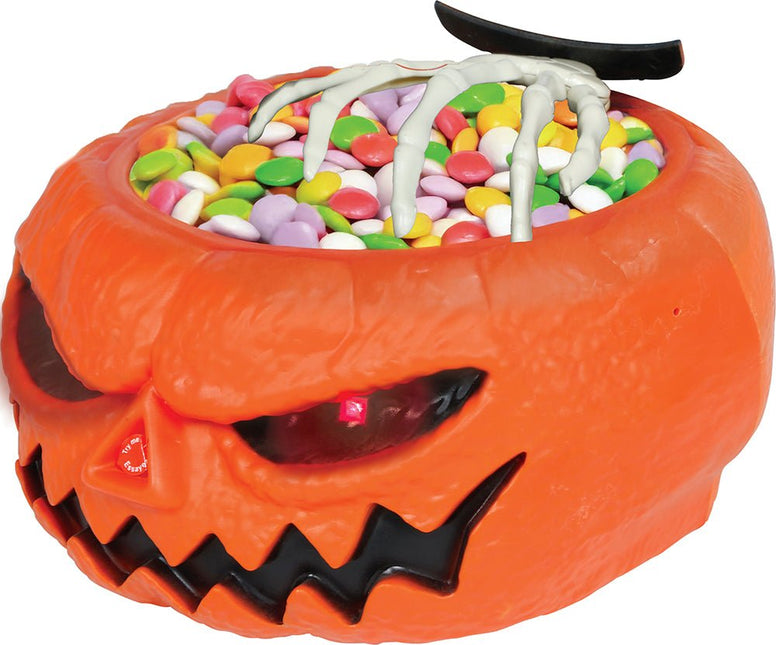 Halloween Schaal Pompoen 25cm van Fiestas Guirca koop je bij Partywinkel