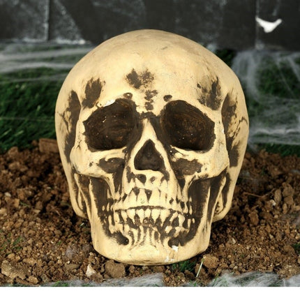 Halloween Schedel 22cm van Fiestas Guirca koop je bij Partywinkel