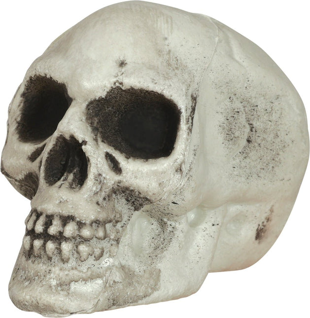 Halloween Schedel 8cm 6st van Fiestas Guirca koop je bij Partywinkel