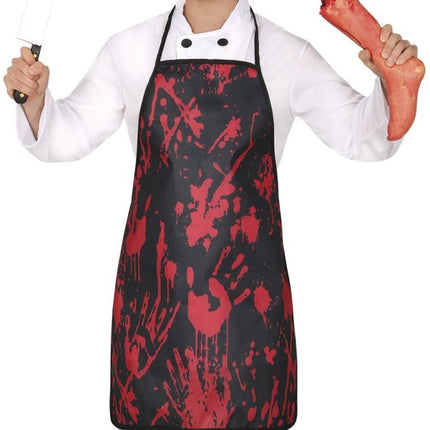 Halloween Schort Zwart Bloederig 75cm van Fiestas Guirca koop je bij Partywinkel