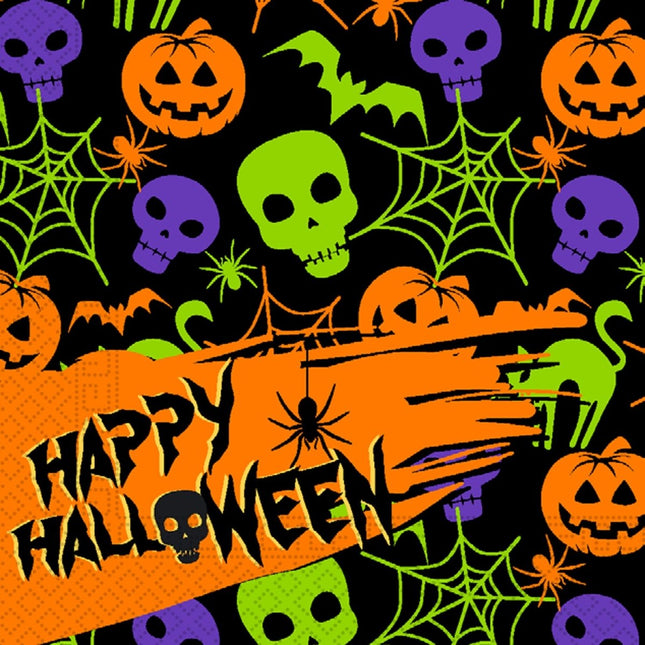 Halloween Servetten 33cm 20st van Procos koop je bij Partywinkel