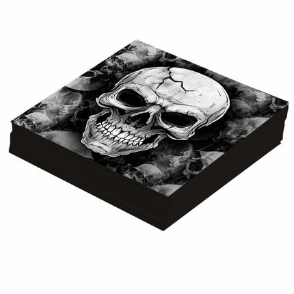 Halloween Servetten Skelet 33cm van Fiestas Guirca koop je bij Partywinkel