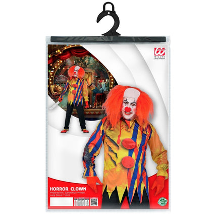 Halloween Shirt Heren Clown van Widmann koop je bij Partywinkel