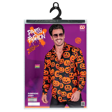 Halloween Shirt Pompoen van Widmann koop je bij Partywinkel