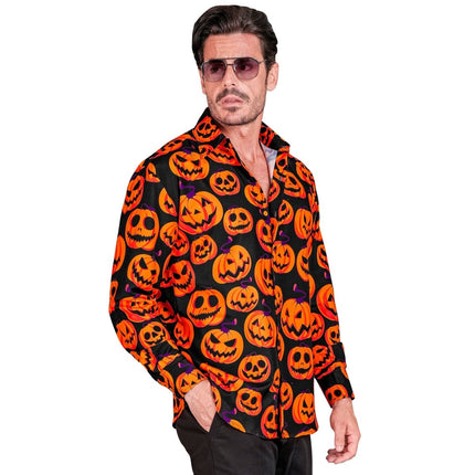 Halloween Shirt Pompoen van Widmann koop je bij Partywinkel