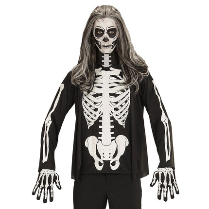 Halloween Shirt Skelet van Widmann koop je bij Partywinkel
