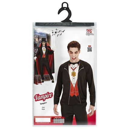 Halloween Shirt Vampier van Widmann koop je bij Partywinkel