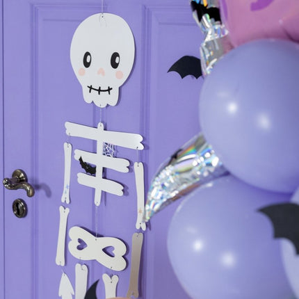 Halloween Skelet 1,10m van Partydeco koop je bij Partywinkel