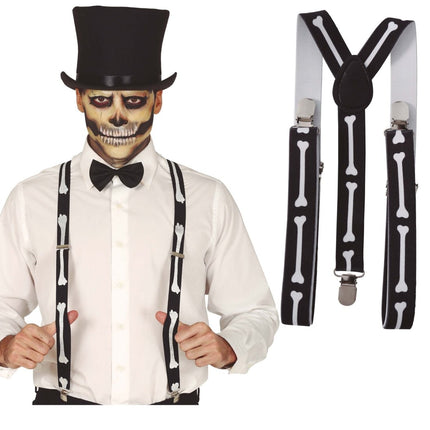 Halloween Skelet Bretels van Fiestas Guirca koop je bij Partywinkel