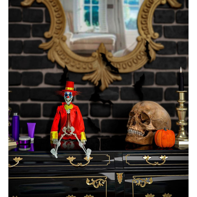 Halloween Skelet Clown 40cm van Widmann koop je bij Partywinkel