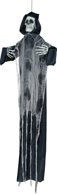 Halloween Skelet Hangend Tuniek Met Licht, Geluid En Beweging 1,75m van Fiestas Guirca koop je bij Partywinkel