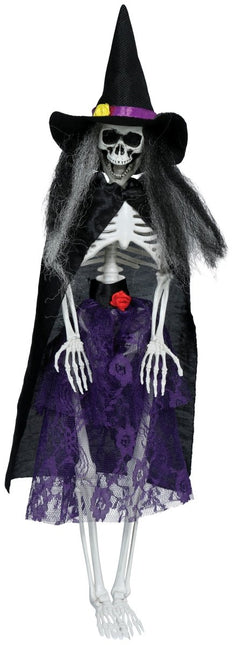 Halloween Skelet Heks Jurk 47cm van Fiestas Guirca koop je bij Partywinkel
