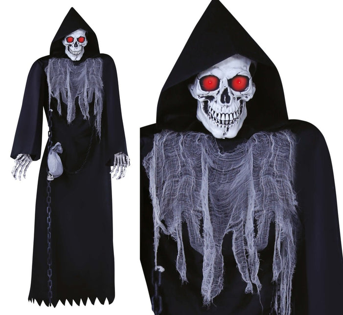Halloween Skelet Met Geluid En Beweging 2,5m van Fiestas Guirca koop je bij Partywinkel