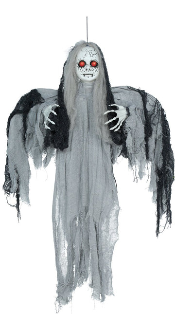 Halloween Skelet Vleugels Licht, Geluid En Beweging 95cm van Fiestas Guirca koop je bij Partywinkel