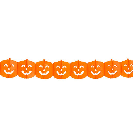Halloween Slinger Pompoen 4m van Boland koop je bij Partywinkel
