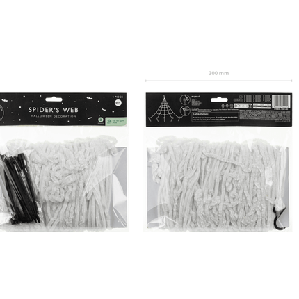 Halloween Spinnenweb Wit van Partydeco koop je bij Partywinkel
